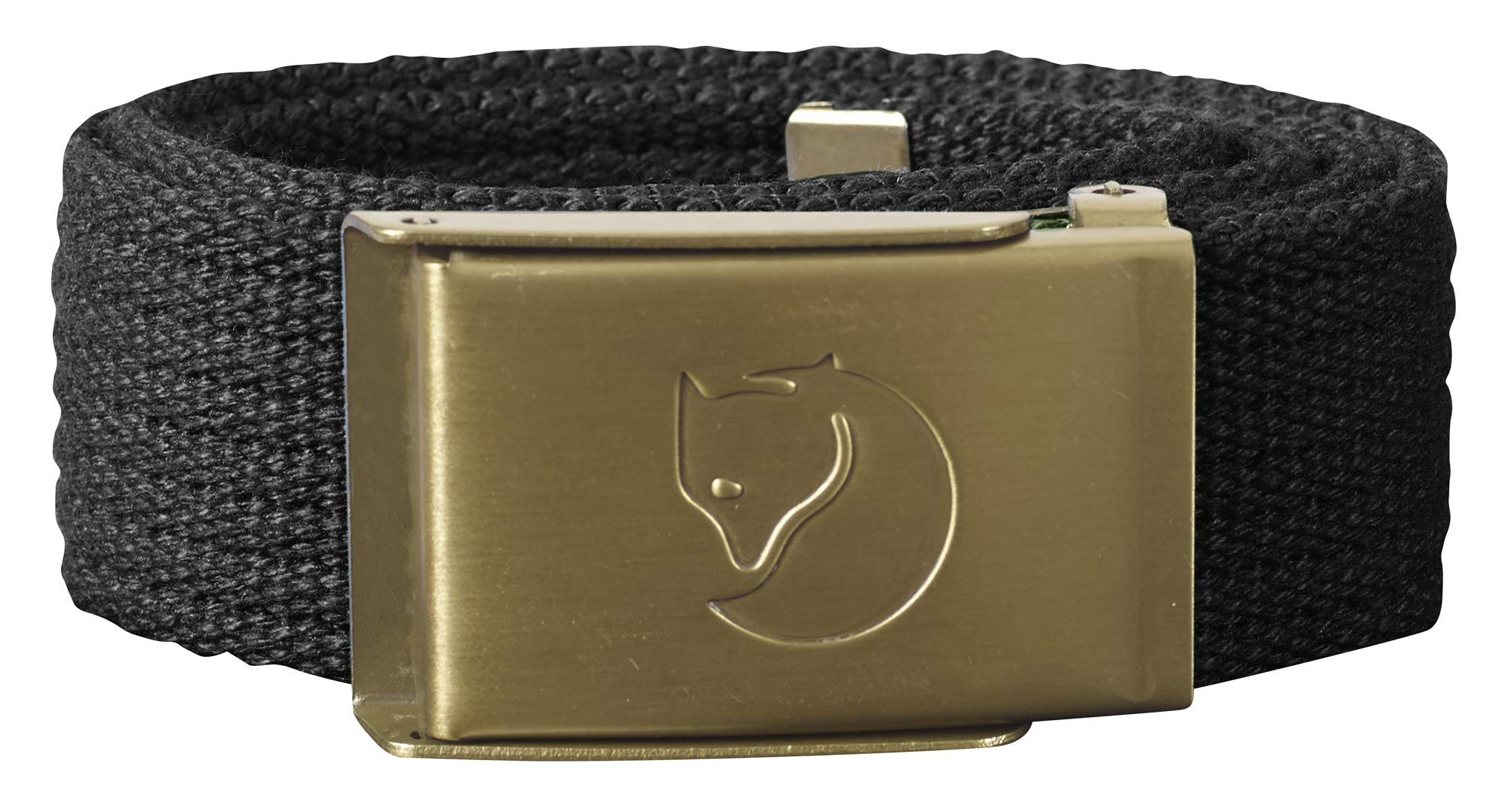 Fjällräven Kinder Gürtel Canvas Brass, Dark Grey, One size, F77314-030