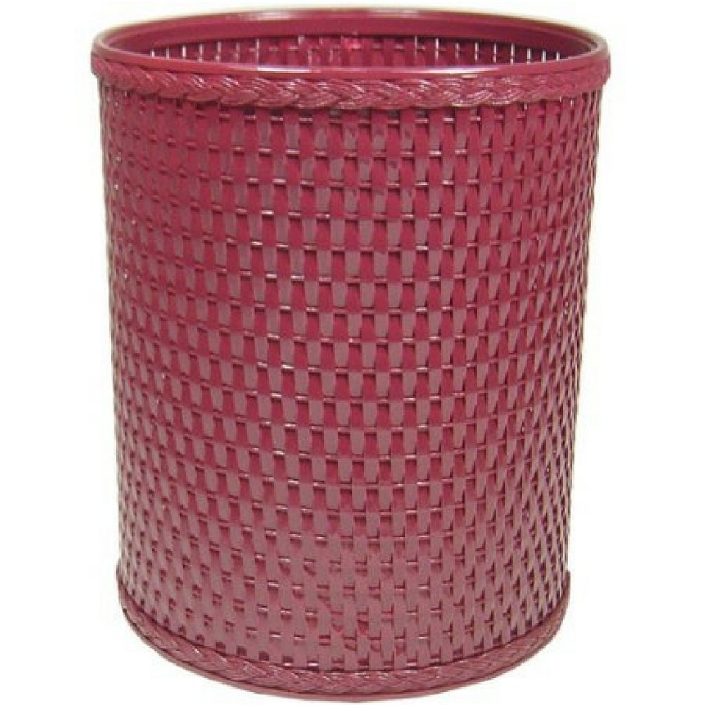 Chelsea Collection Decorator Color Round Wicker Wastebasket