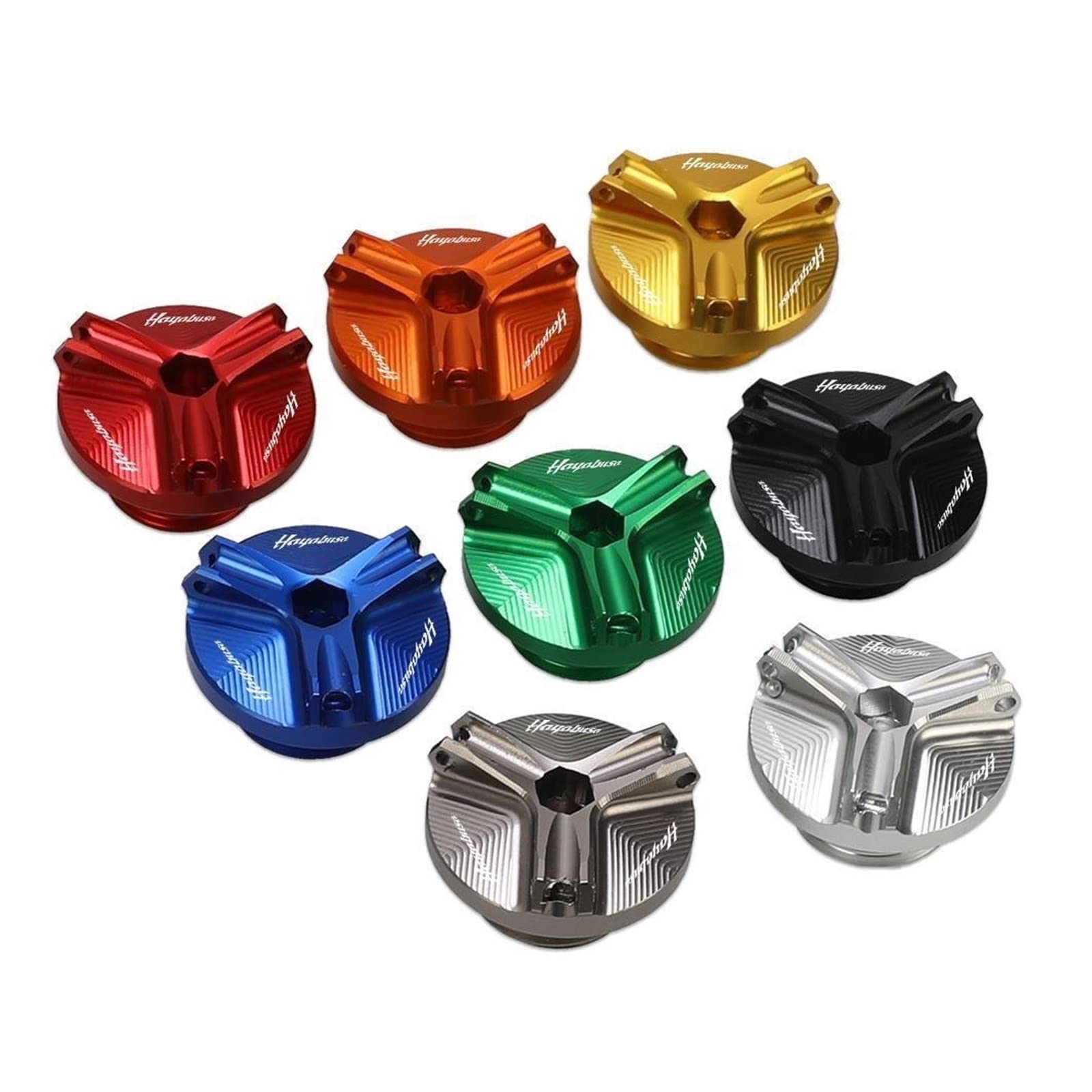 Bouchon Réservoir Huile CNC Moto Suzuki Hayabusa GSX1300R 1999-2018 - Aluminium Anodisé
