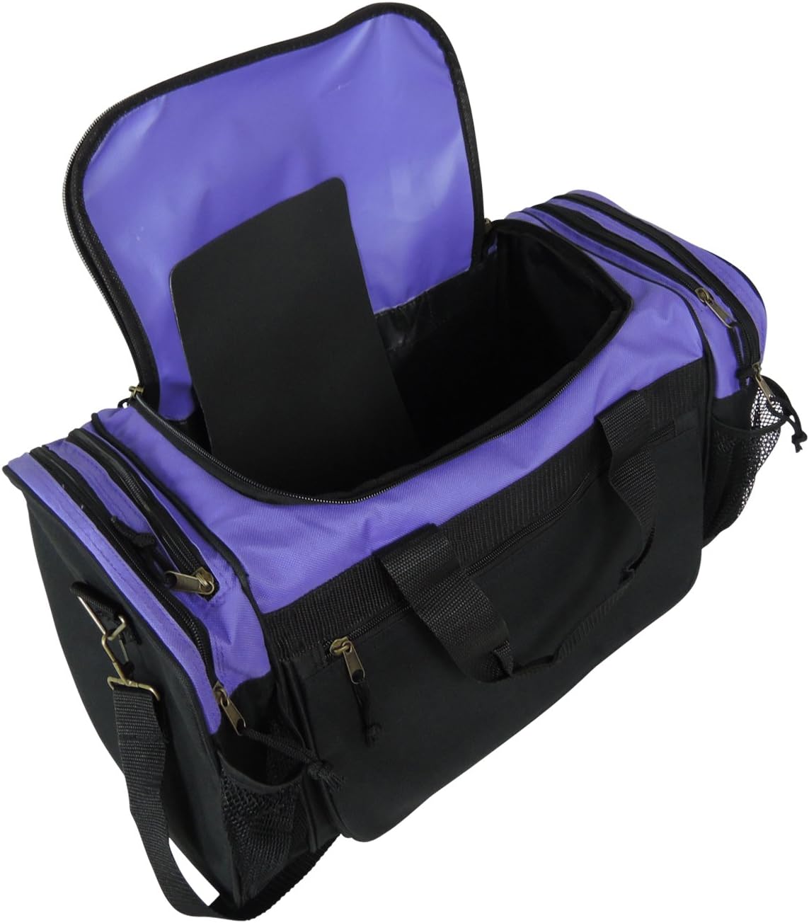 DALIX 20" Sports Duffle Bag w Mesh and Valuables Pockets Travel Gym