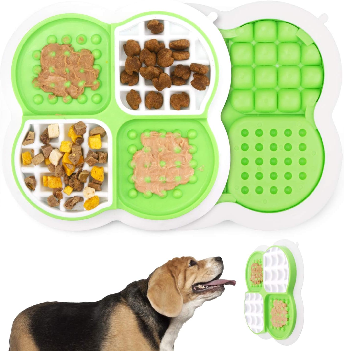 Dog Lick Pad, Dog Washing Distraction Device, Dog Slow Feeder Mat