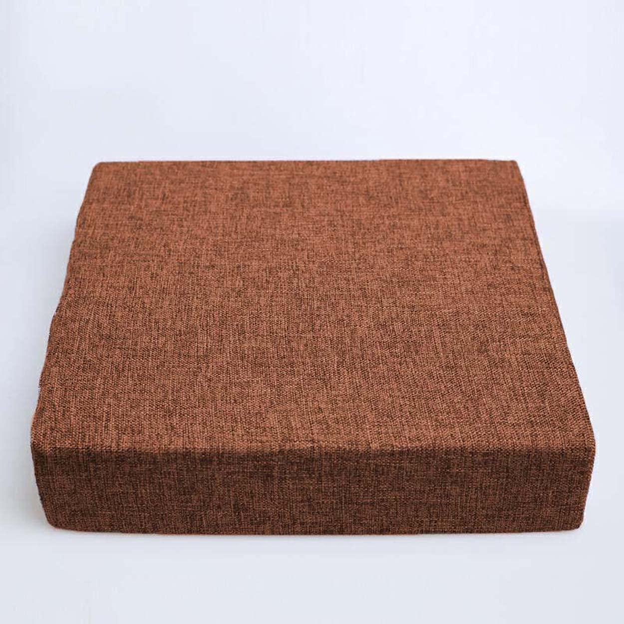 Waigg Kii Chair Cushions Seat Pads,Dining Garden Chair Seat Cushion 45x45cm 50x50cm,Thick Seat Pads for Indoors Outdoors Patio Office (40 * 40 * 5CM,Brown)