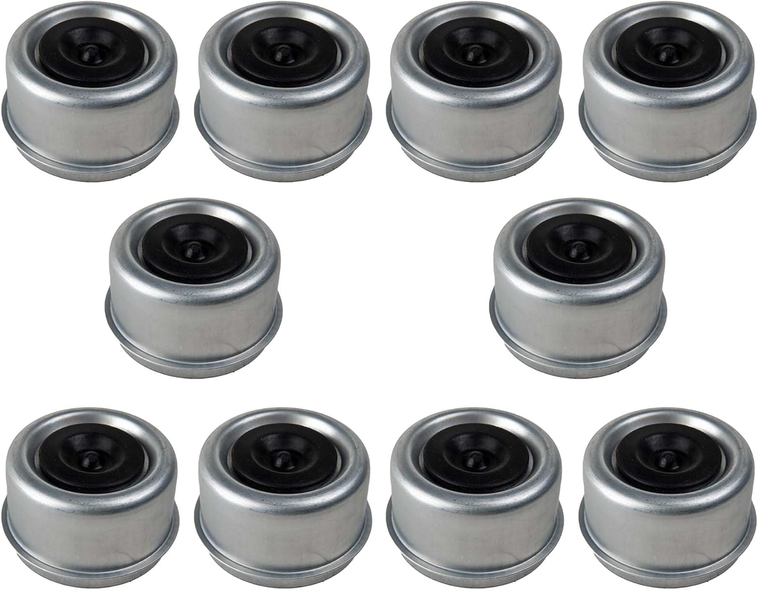 The Trailer Parts Outlet - 5.2/6k Trailer Axle Hub/Dust/Grease Cap - 5200-6000 lb Capacity - 2.44", Case (20 pc)