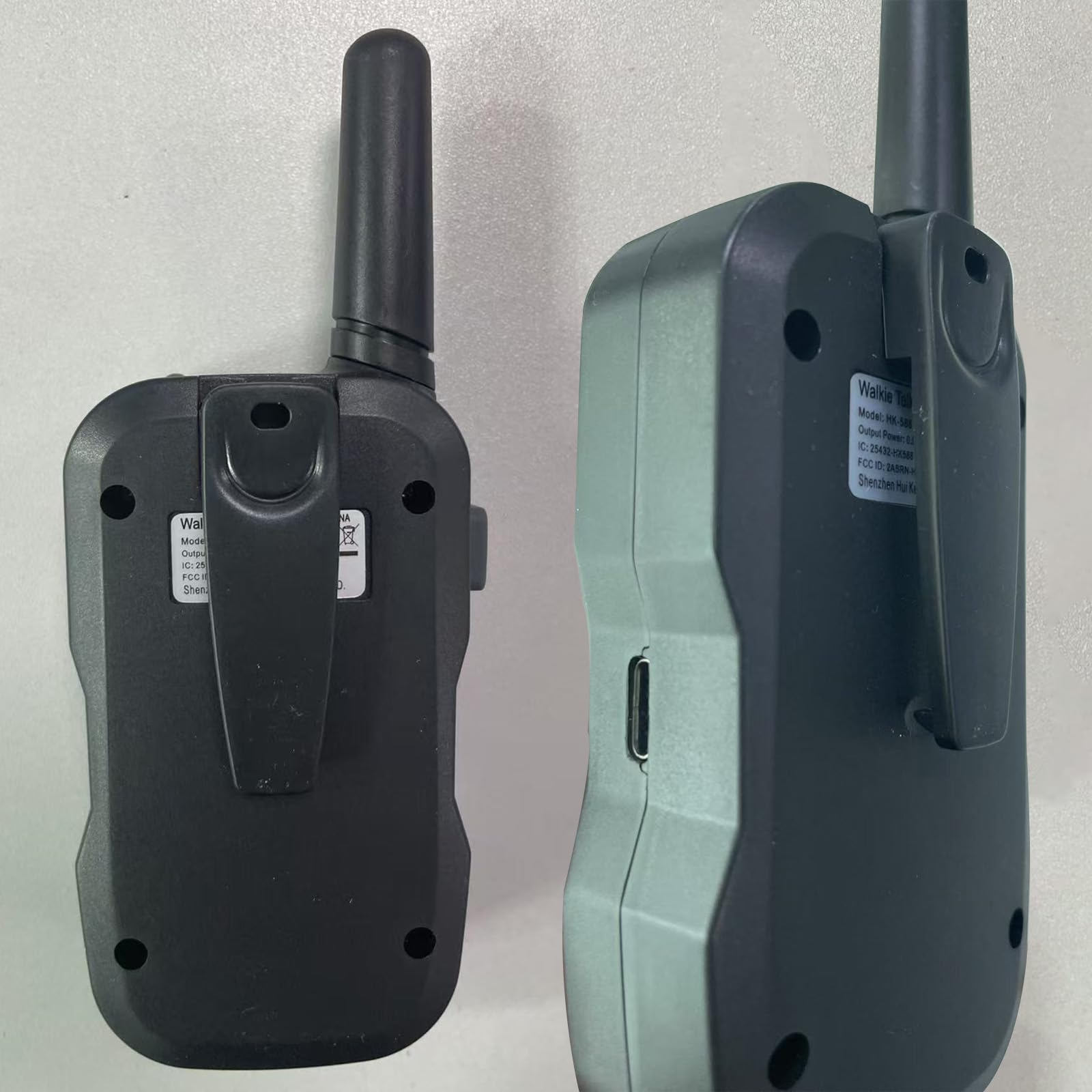 Walkie Talkies para niños, 3 unidades, recargable, 1.9 mi, de mano, de largo alcance, radio de 22 canales, 2 vías, regalos de fiesta de cumpleaños para niñas de 3 a 12 años, exteriores 8