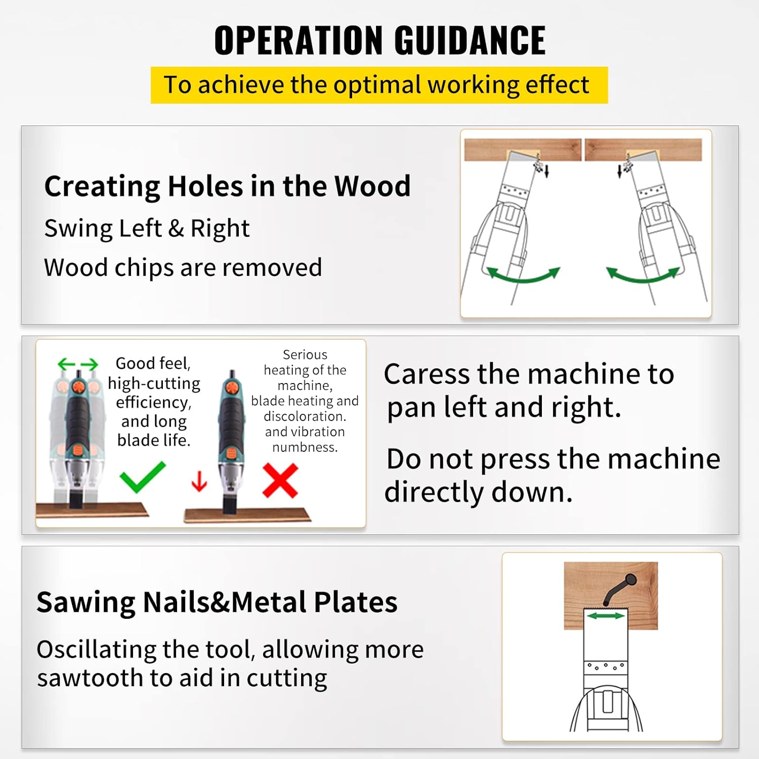 VEVOR 100PCS Oscillating Saw Blades, Quick Release Multitool Blades Kit, HCS Tool Blades for Wood Plastic, Compatible with Dewalt Dremel Fein Worx Bosch Makita Milwaukee