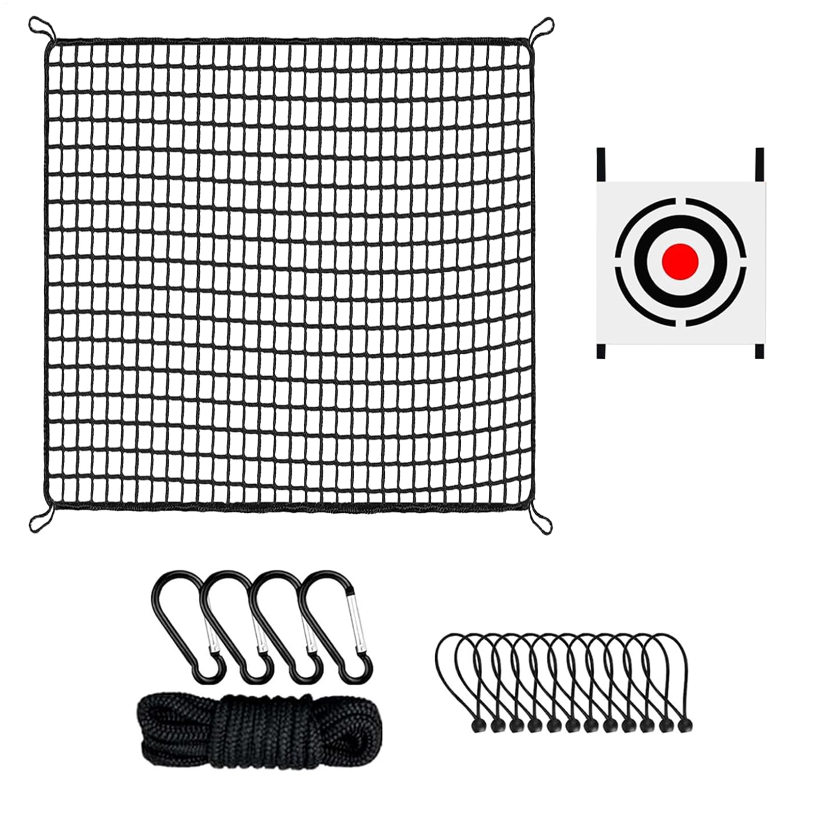 Filet de pratique de golf | Filet d'entraînement de golf – Simulateur d'entraînement haute performance | Filet de golf portable | Barrière sportive durable avec toile | Pratique de jardinage pour