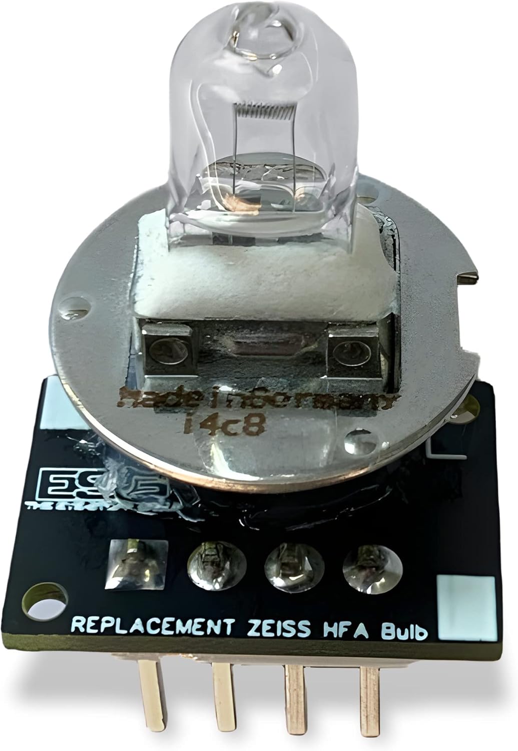 1 Visual Field Projector Replacement Bulb by The Eye-Stuff Group, 12V Halogen Lamp, Light Socket, Compatible with Humphrey Zeiss HFA, HFAi, Models 740i, 750, 750i, 840, 860