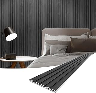 Art3d Slat Wall Panels, WPC Soundproof 3D Wall Paneling for Interior Wal...