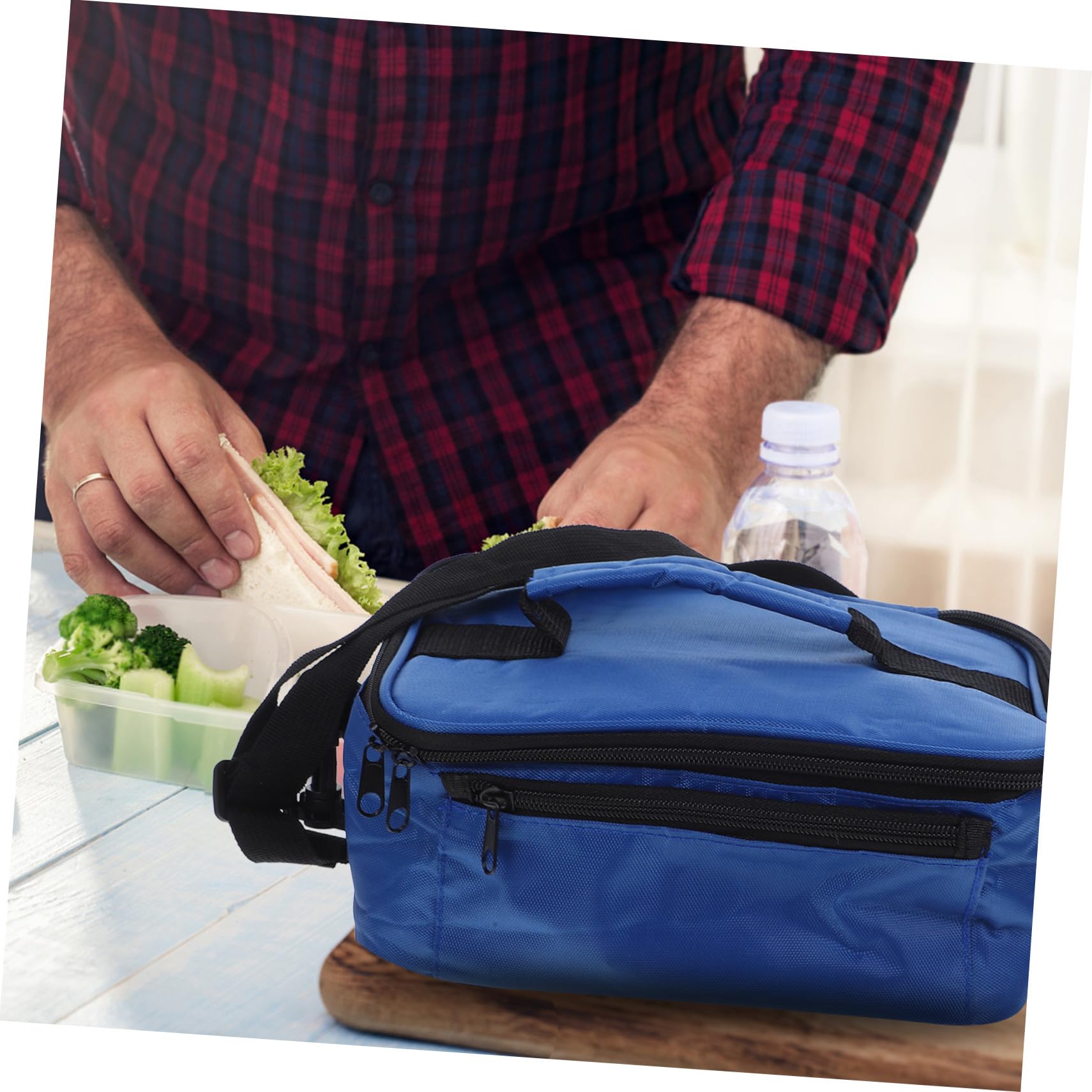 Bolsa de Almuerzo Calefactora para Coche 12v Tejido Oxford y Aislamiento Térmico, Adecuado para Mantener la Temperatura en Oficinas y Excursiones