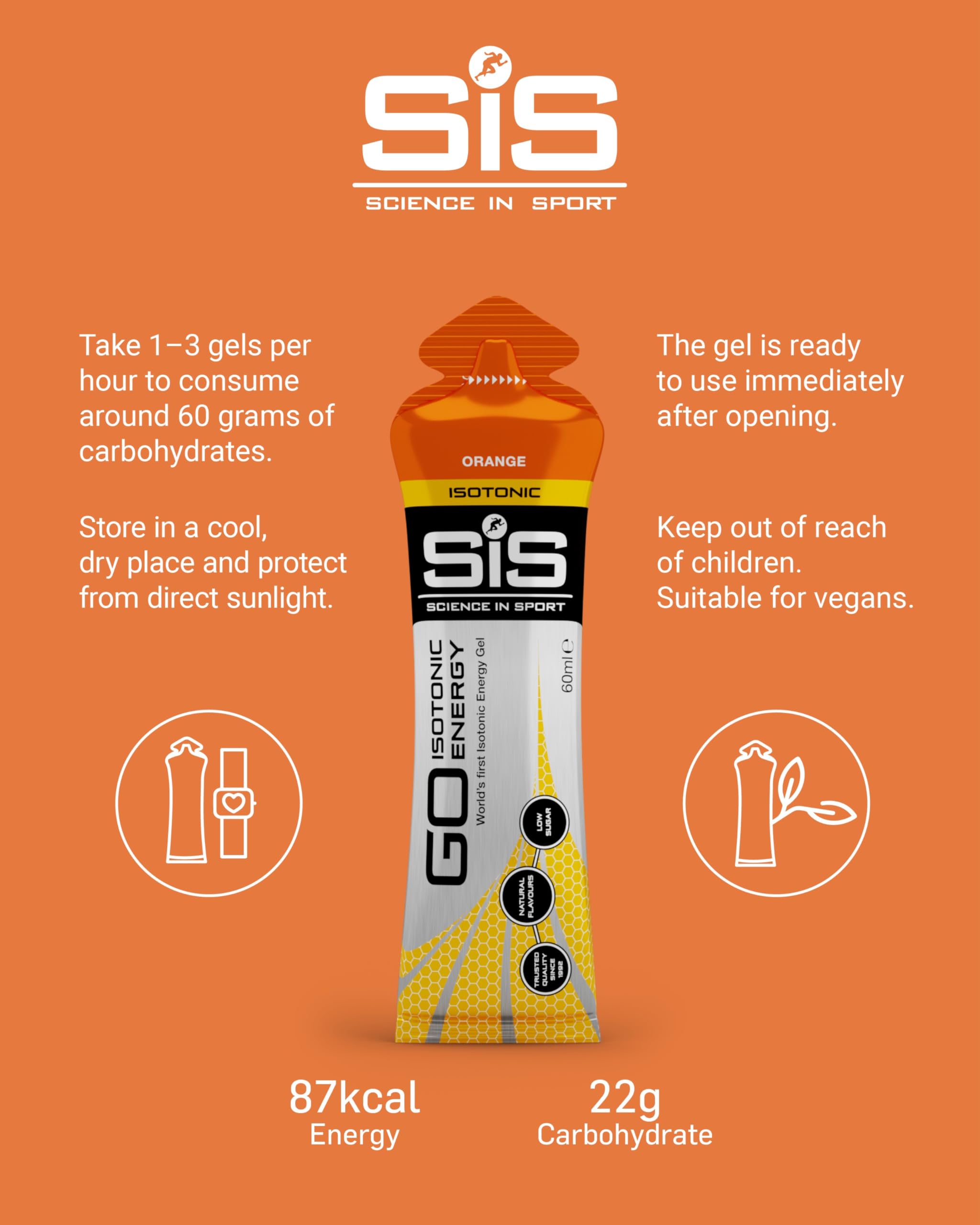 Amazon.com: Science in Sport GO Isotonic Energy Gel - Fast-Acting