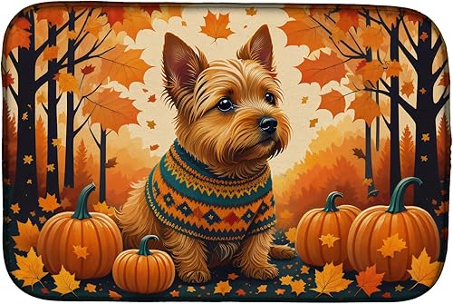 Miniatura 20 de Caroline's Treasures DAC1072DDM Shiba Inu - Tapete de secado de platos absorbente para encimera de cocina, tapete escurridor de platos para SHIBA