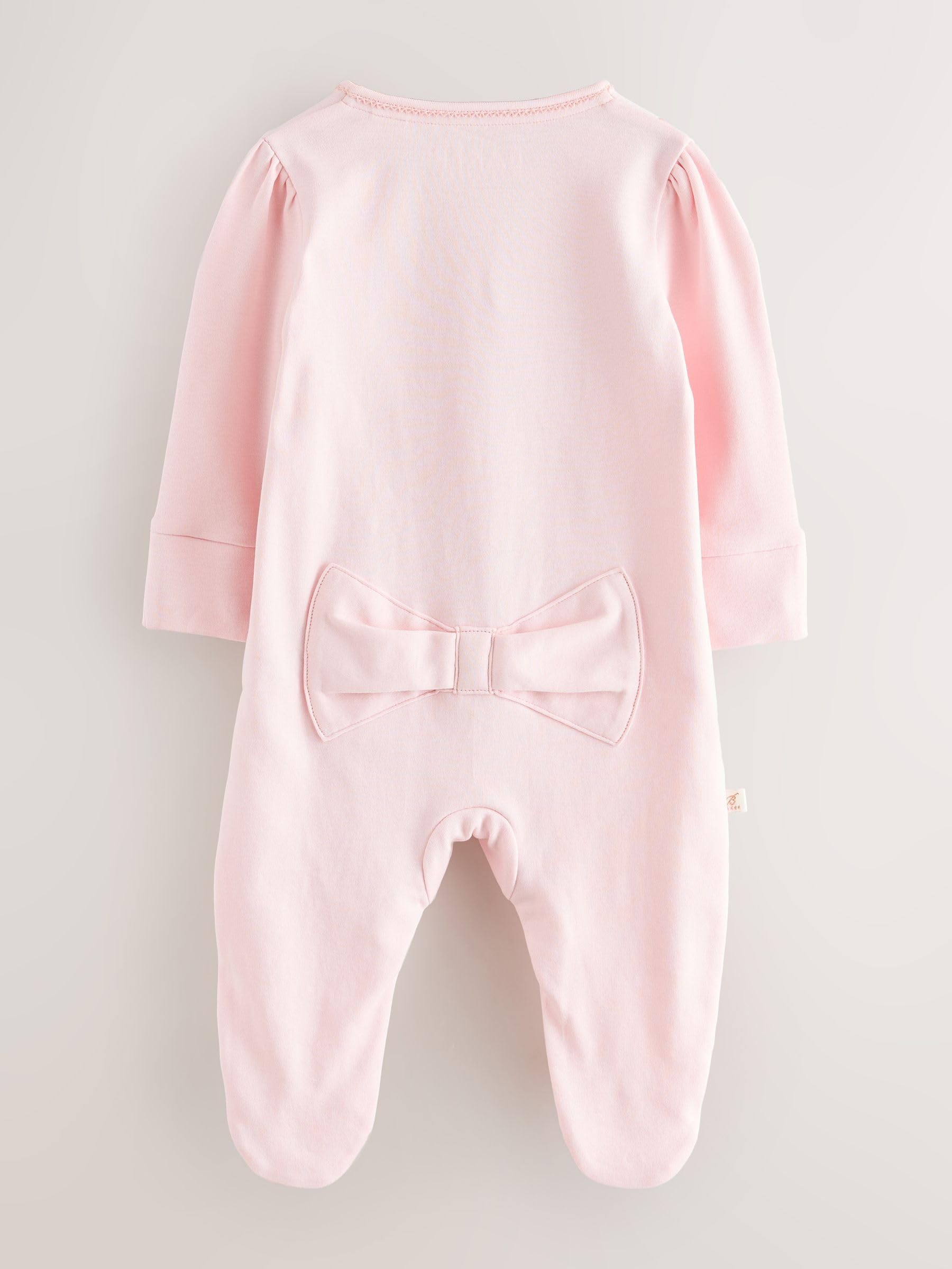 Baby Mädchen Schlafanzug mit Schleife, Born in 2026