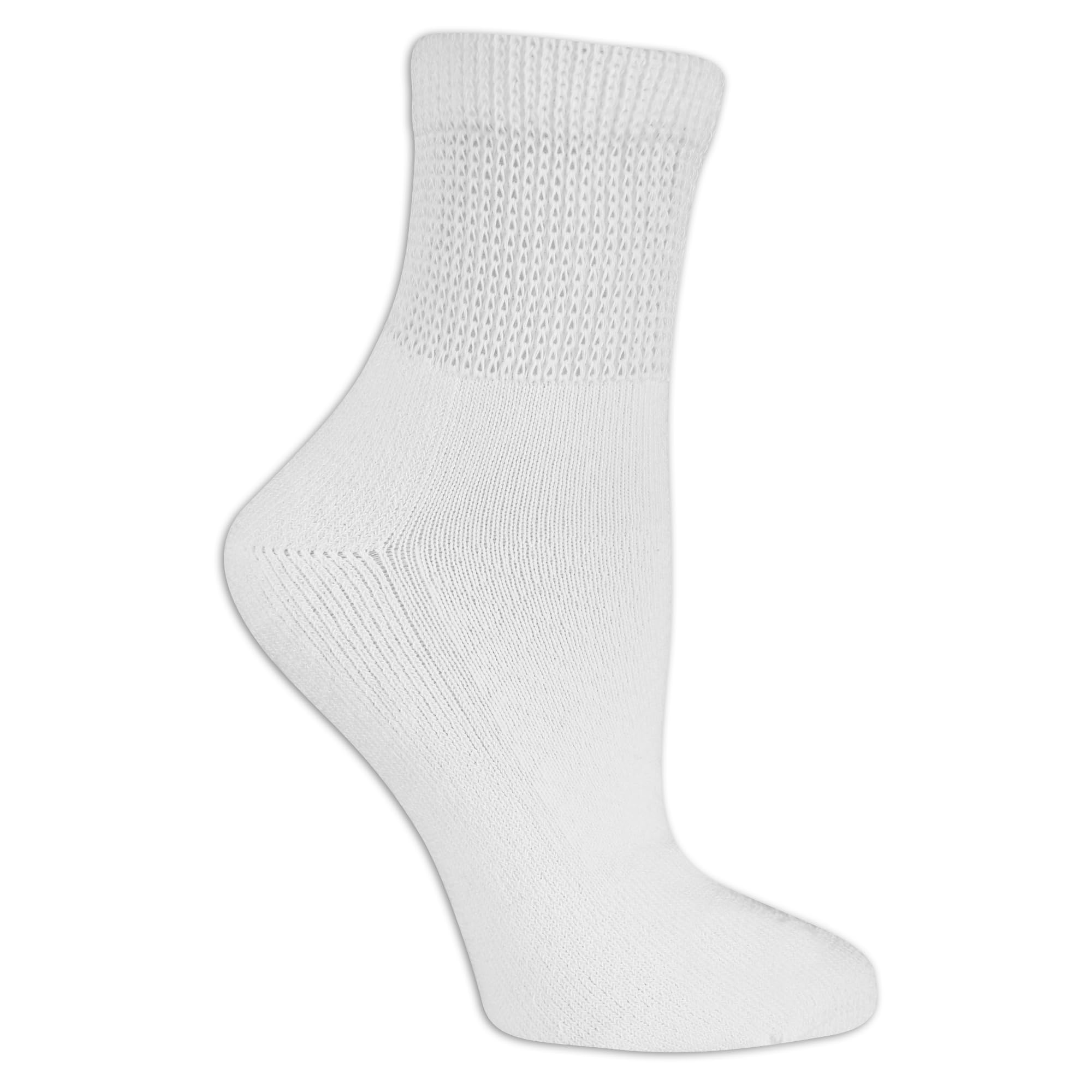 Dr. Scholl's Women's Diabetes & Circulator Socks-4 & 6 Packs-Non-Binding Moisture Management Casual, White-Ankle (4 works) - Image 2