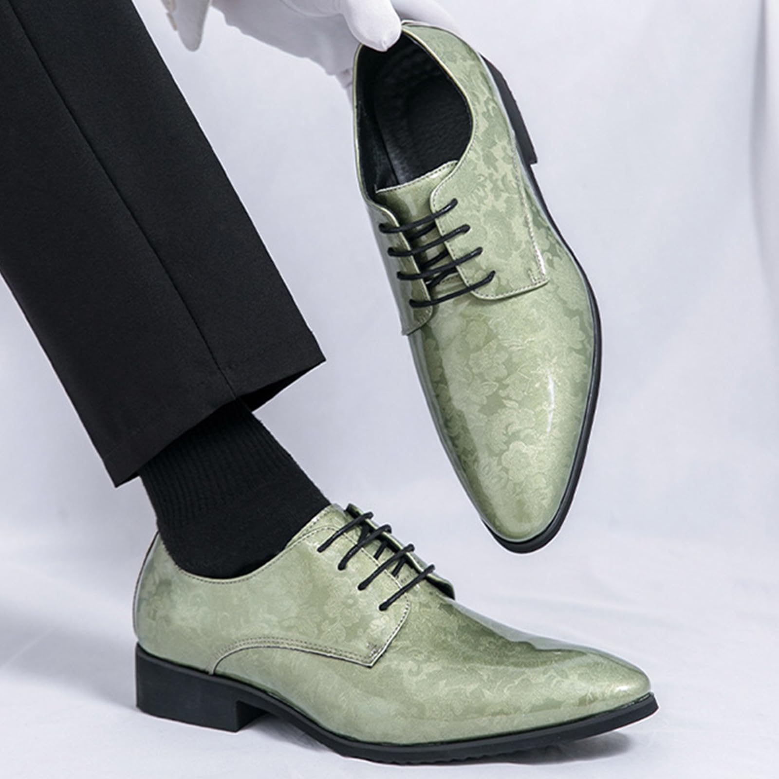 Scarpe Formali da Uomo Stringate a Punta Scarpe Oxford in Pelle | Antiscivolo Casual Bassa comodi Classico Eleganti Business Festa ufficio