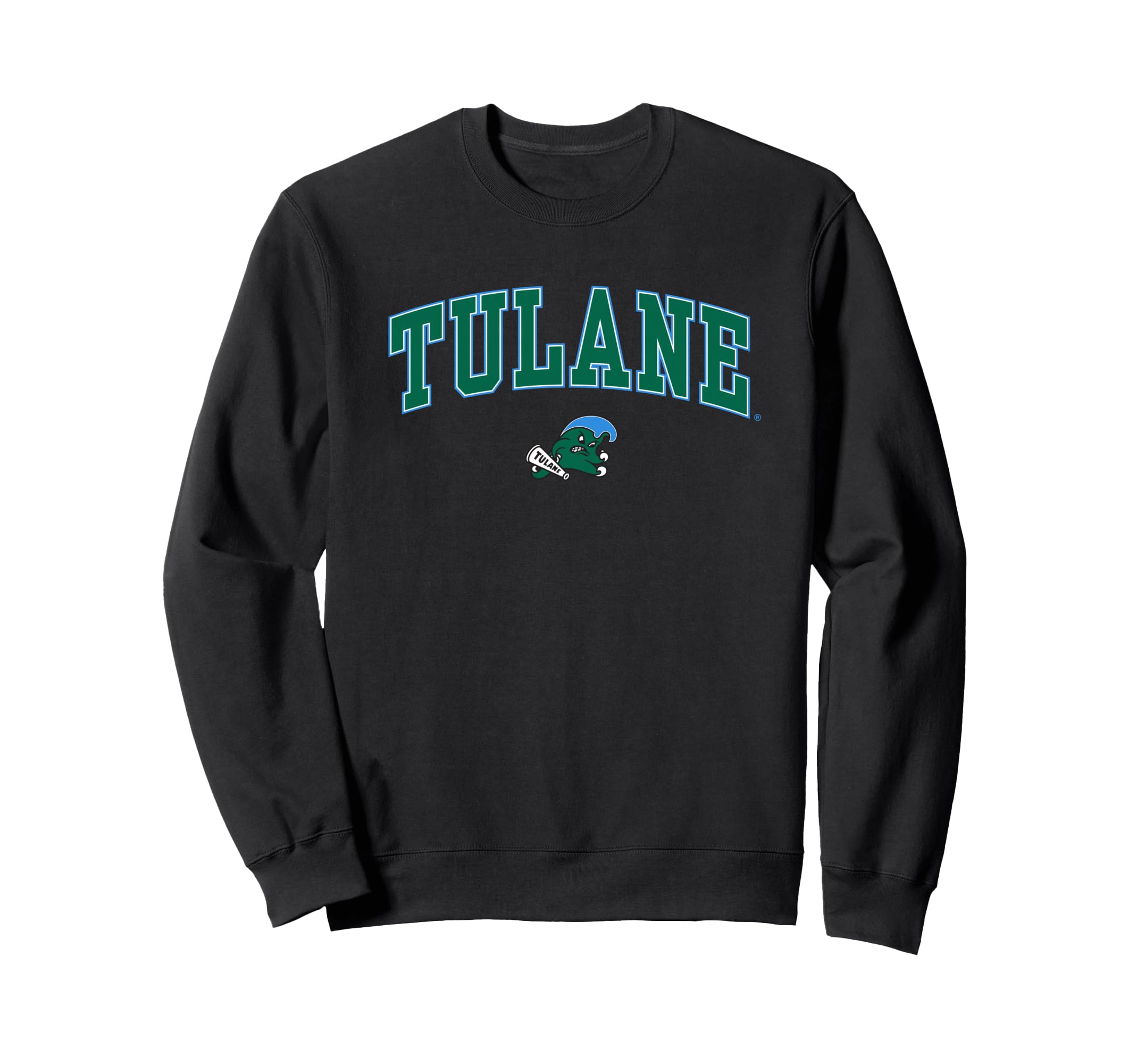 Tulane Green Wave Arch Over Officially Licensed Sweatshirt Small