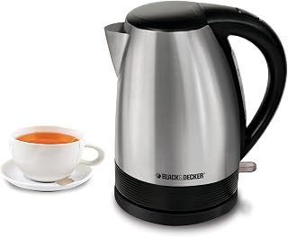 Electric Kettle, Brushed Stainless Steel Tea Kettle, KE1518SD, Silver