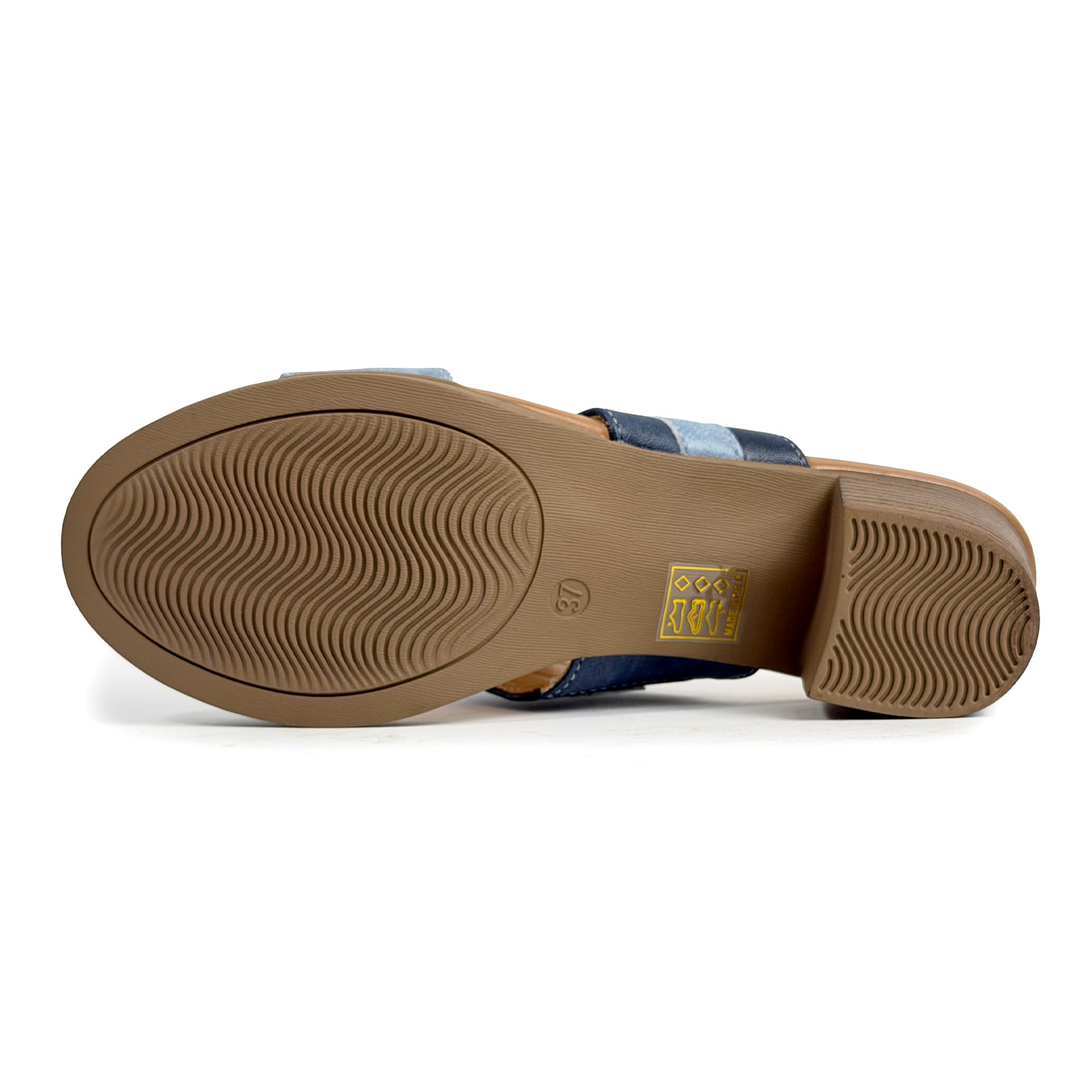 JOMIX Sandali Donna con Tacco Largo 4,8 cm Eleganti Estivi Ciabatte con Tacco Comodo Punta Aperta Mule Slip On con Fibbia Metallizzata per Ufficio Vacanze Tempo Libero