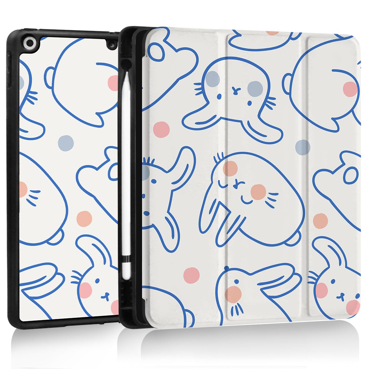 Aazon.co: Trizoanic Case For IPad 9th/8th/7th Generation,iPad 10.2 Inch Case Clear Back IPad - View #7