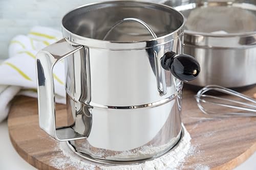 Miniatura 2 de Fox Run Tamiz de harina, acero inoxidable, 8 tazas