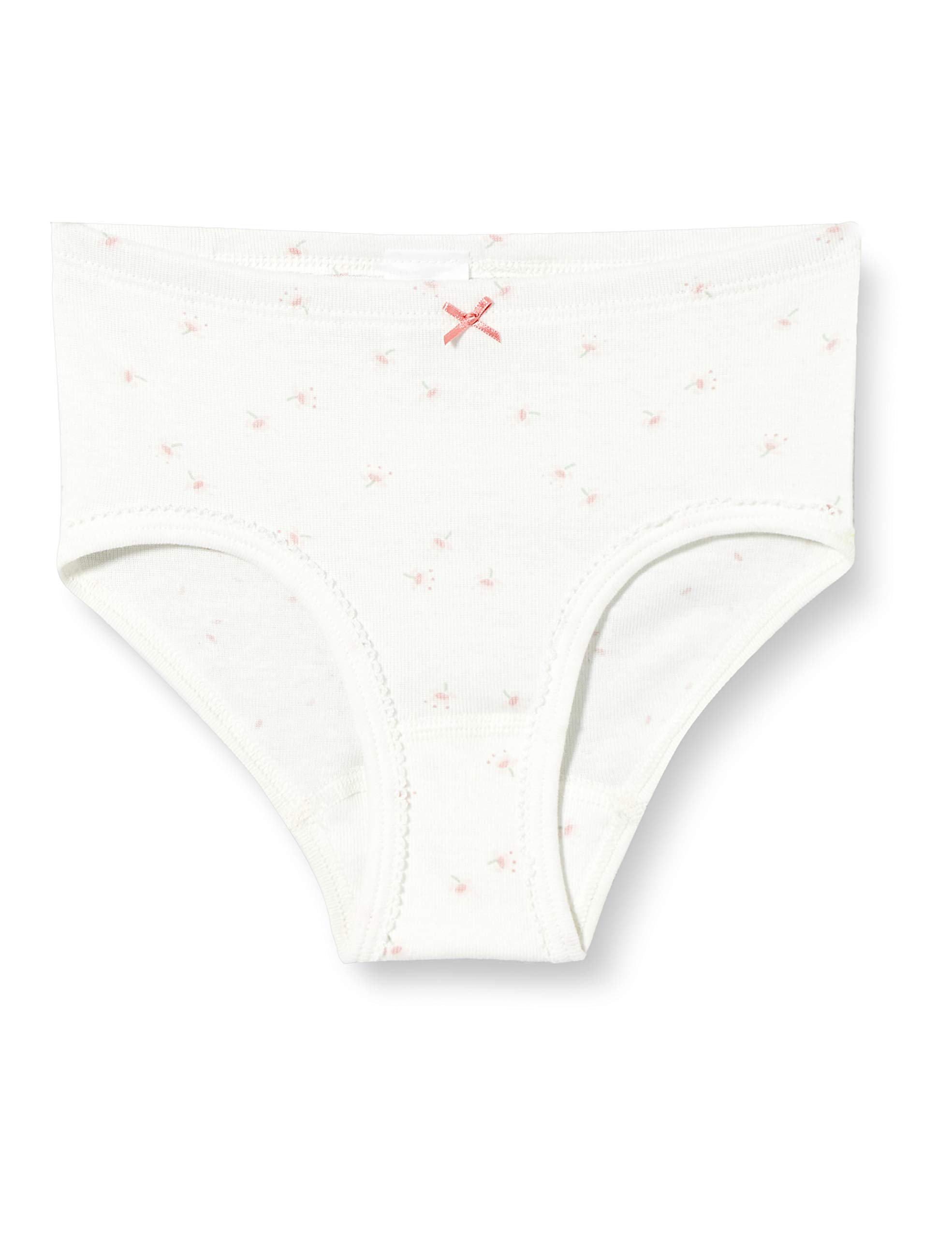 Sanetta Girls' Hip-Briefs Beige Briefs, White Pebble, 9-12 Months