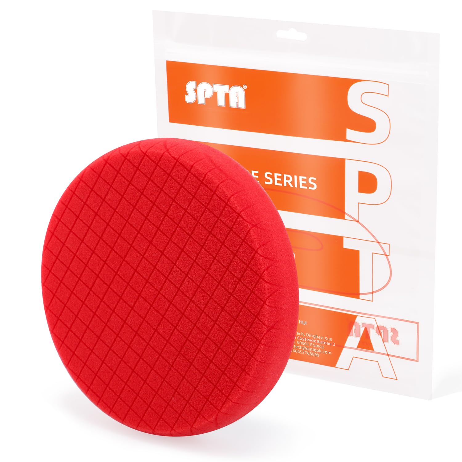 Red Finishing Polishing Pad - Swirl-Free Shine -24