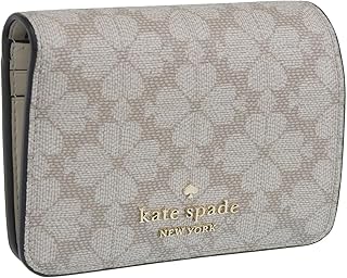 [ケイトスペード] 財布 レディース 2つ折り 折財布 コンパクト アウトレット ブランド ベージュマルチ スペード フラワー スモール バイフォールド ウォレット SPADE FLOWER PV SM WAL KG493 250 kate spade [並行輸入品]