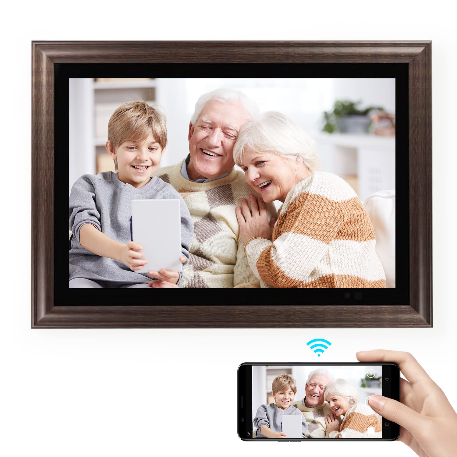 Buy Digital Picture Frame, 13.3 Inch WiFi Digital Photo Frame with Auto