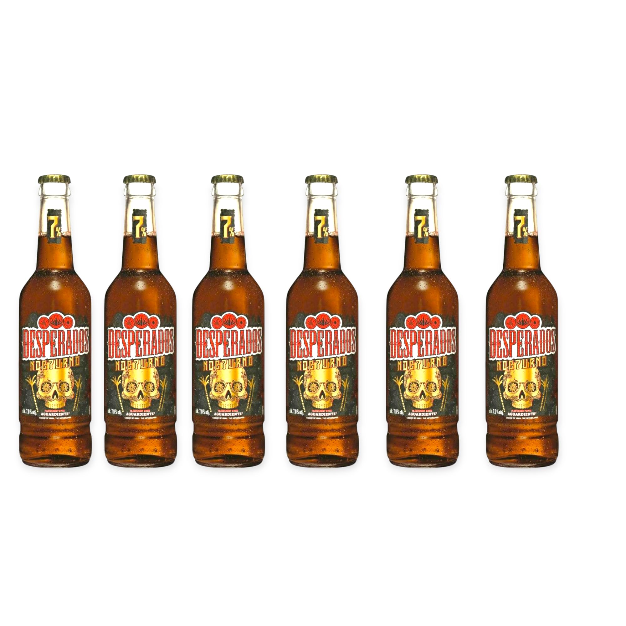 Desperados Nocturno Aguardiente Bier 6 x 400ml 7% Vol. Aromatisiertes dunkles Lagerbier
