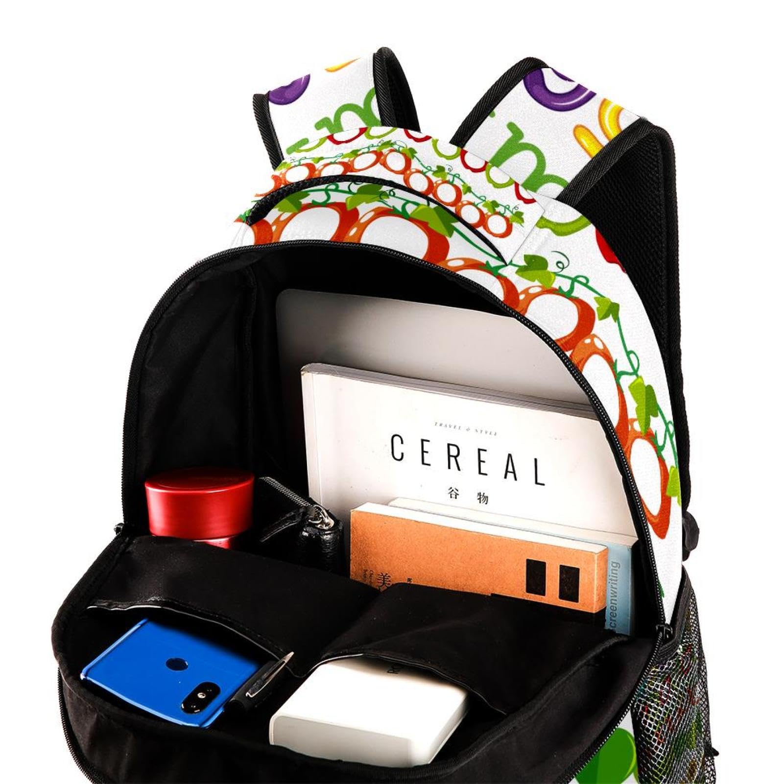 Zaino da scuola per uomini e donne, borsa da viaggio con scomparti per laptop, leggera borsa per libri scolastici, zaino per scuola media per ragazzi e ragazze