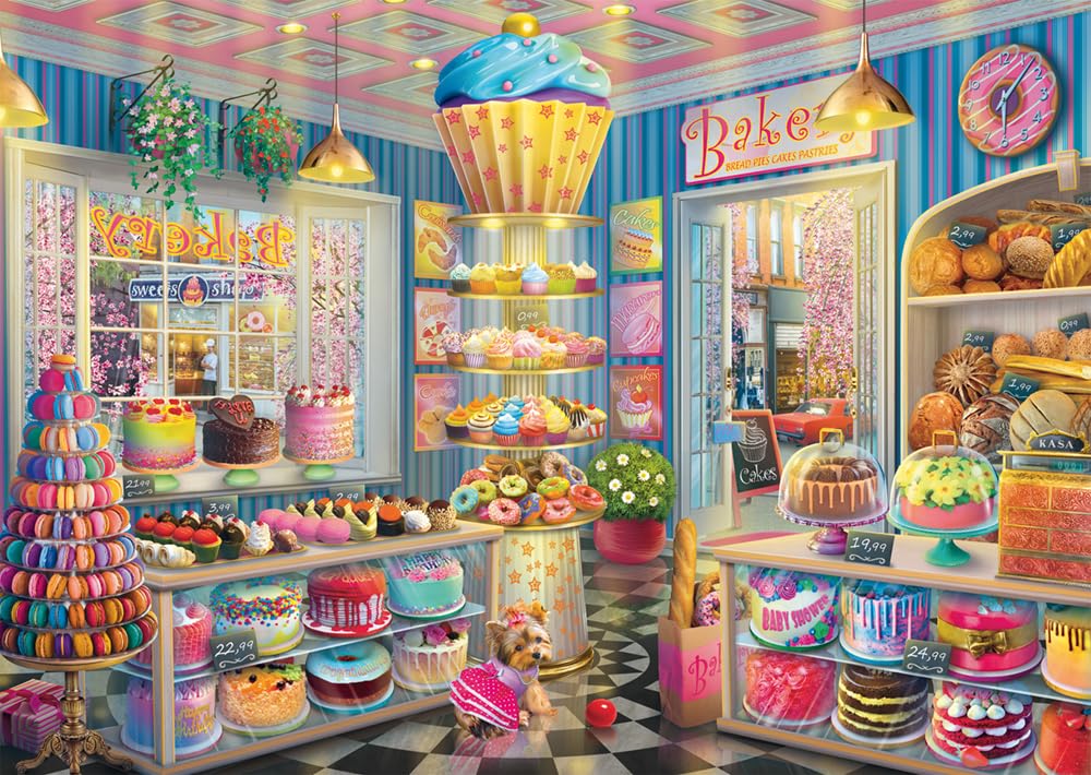 Schmidt | Colourful Bakery (1000 Pieces) | Jigsaw Puzzle | Ages 14+ | 1+ Players