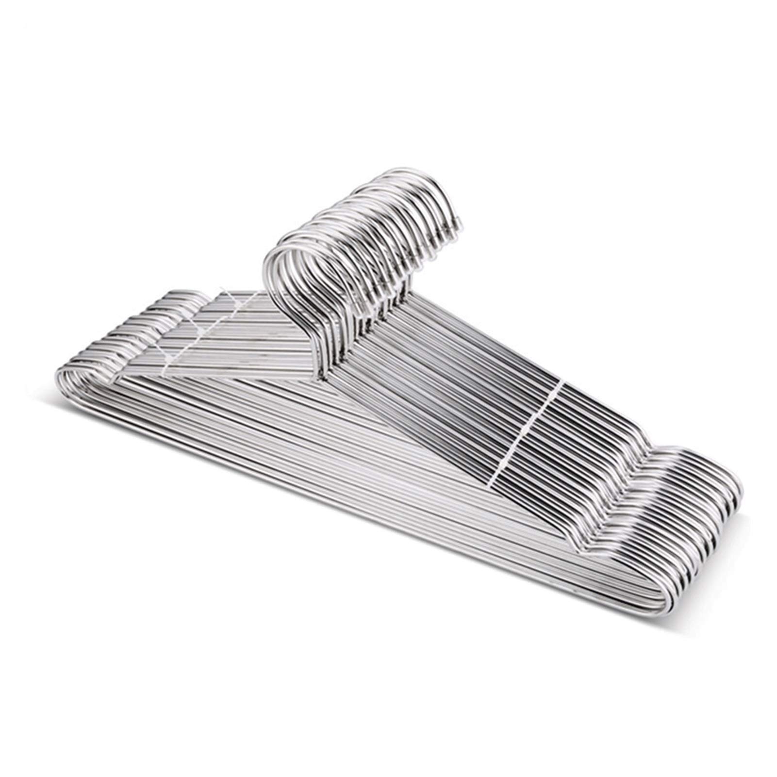 Cintres en acier inoxydable 42cm pour organiser la penderie de la maison