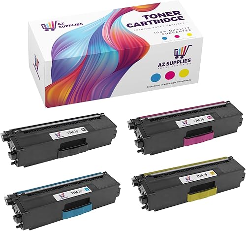 AZ SUPPLIES Cartucho de tóner de repuesto compatible para Brother TN439 Ultra High Yield TN439BK TN439C TN439M TN439Y HL-L9310CDW MFC-L9570CDW