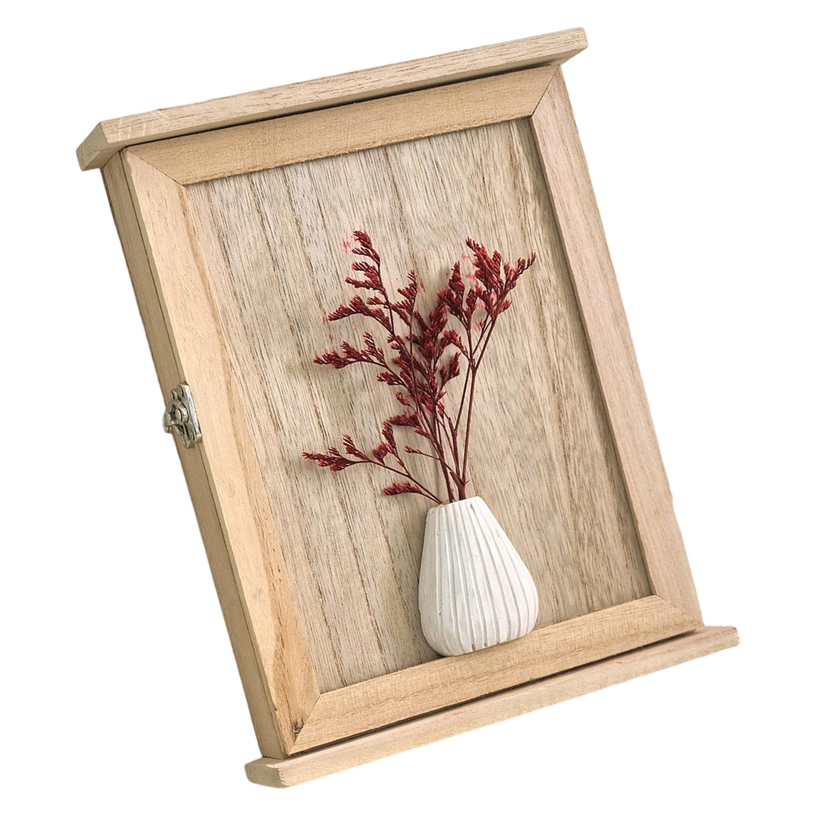 Xjdzineq Space Saving Entryway Organizers with 6 Metal Hook and Bucolic Wooden Wall Mount Design Storage Container Bucolic Home Entryway Decors Hook