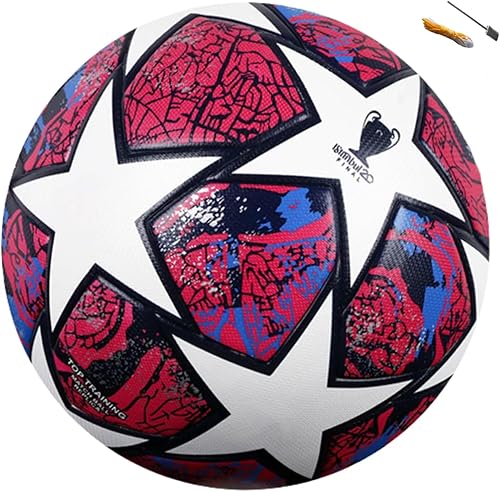 Miniatura 2 de Balón de fútbol de la liga, regalo de cumpleaños, tamaño 5, costuras sin costuras duraderas para escuela, graduación, aniversario, juventud, escuela