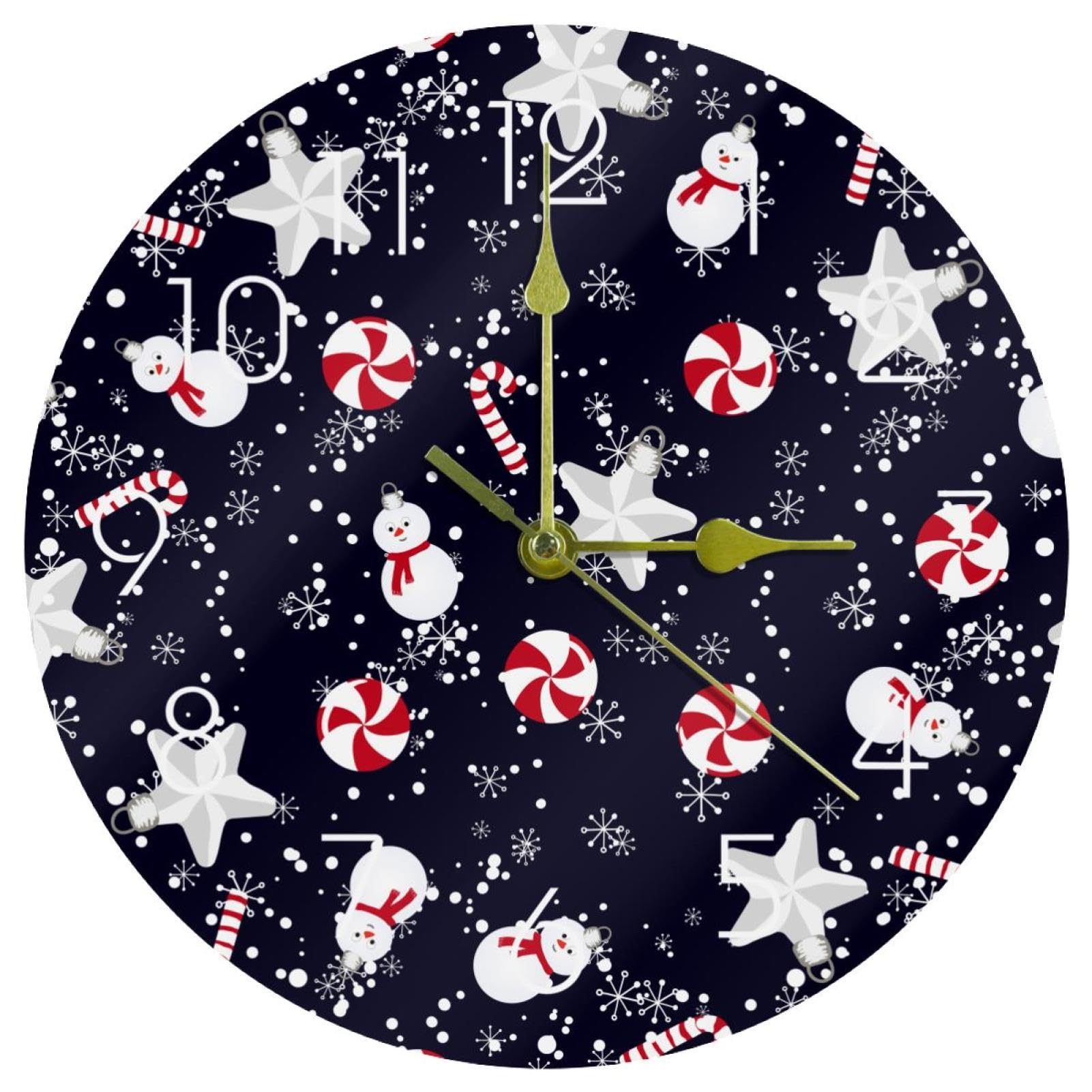 Horloge murale silencieuse en acrylique mouvement quartz