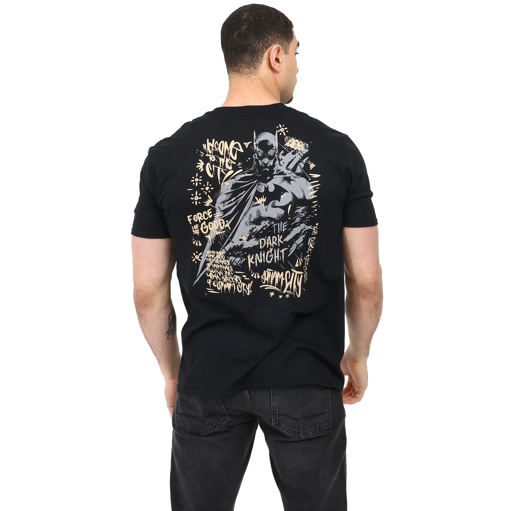 Cotton SoulThe Joker Comedy Club - Mens T Shirt - Grey Heather