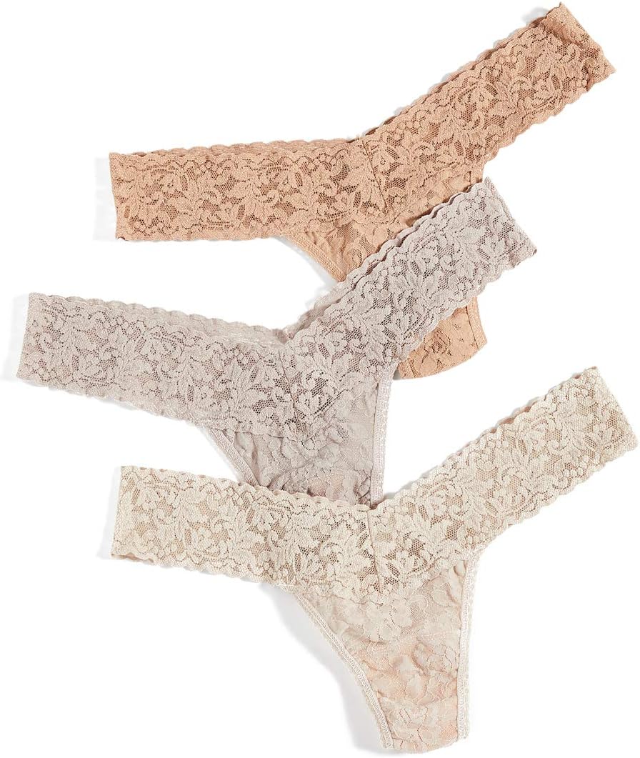 hanky panky Women's Neutrals Low Rise Thongs 3 Pack
