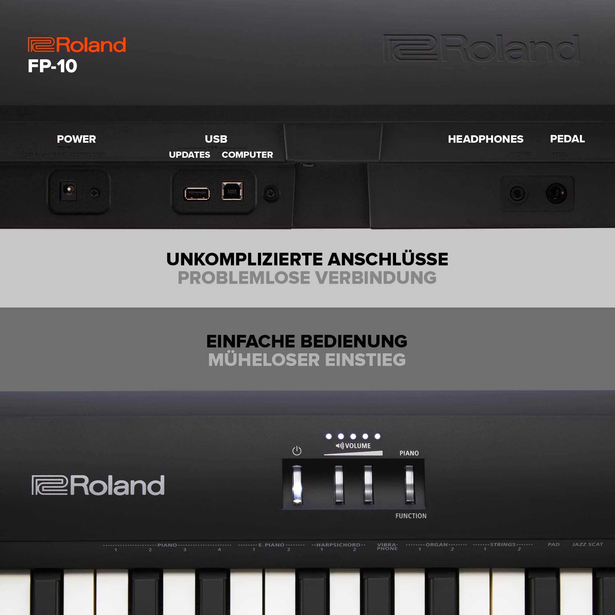 Roland FP-10 Digital Piano - Entfalte deine Kreativität mit 