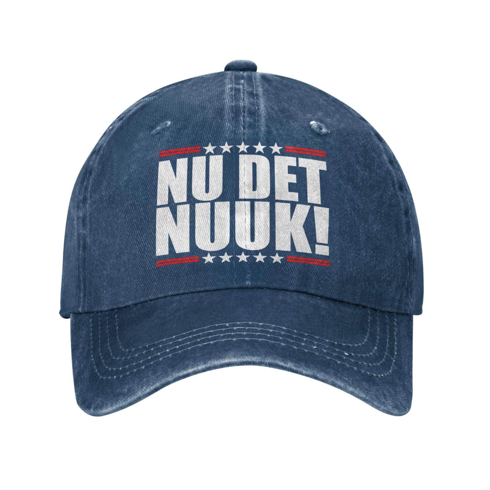 Kwqdozf Unisex Navy Blue Nu Det Nuuk Caps For Men's Greenlanders I Stand With Greenland Mens Hats Nu Det Nuuk