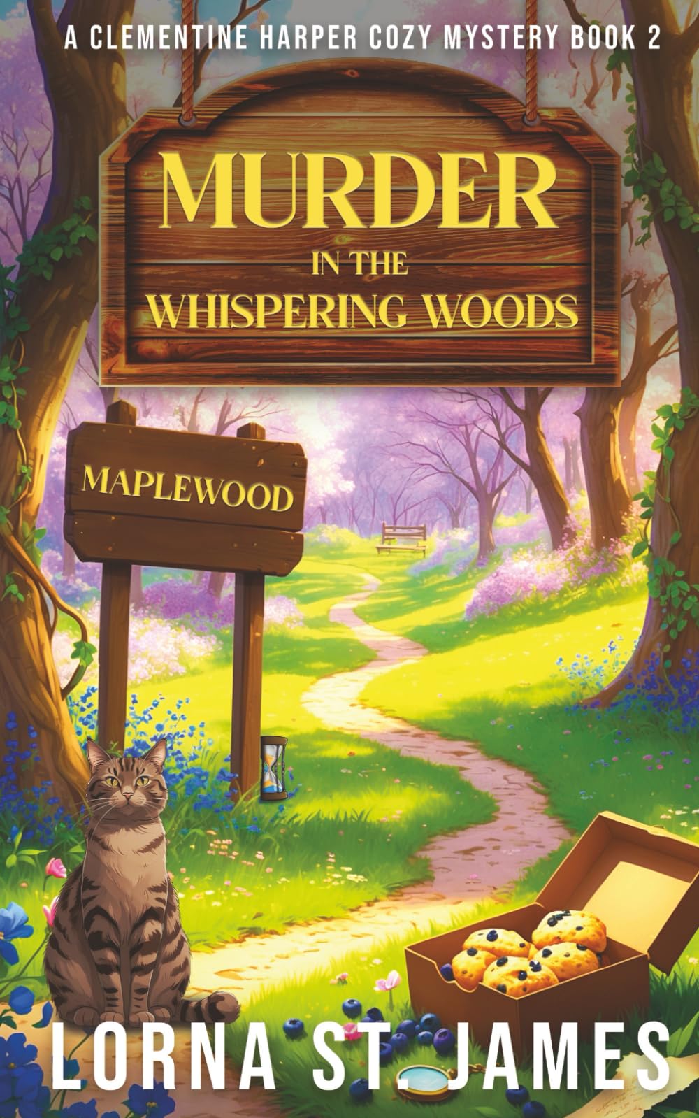 Murder in the Whispering Woods: A Clementine Harper Cozy Mystery Book 2