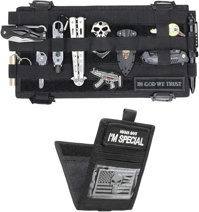 WYNEX Molle Visor Panel Organizer, Tactical Car Sun Visor