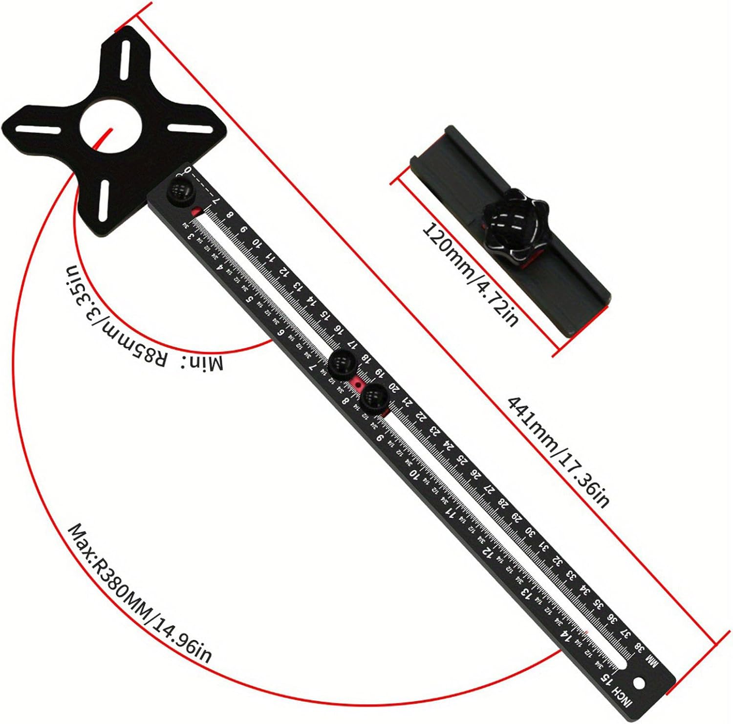 頑丈なルーター ベース ブラケット アクセサリ 精密な木彫りおよびフライス加工用のアルミニウム スロット テンプレート ツール 彫刻