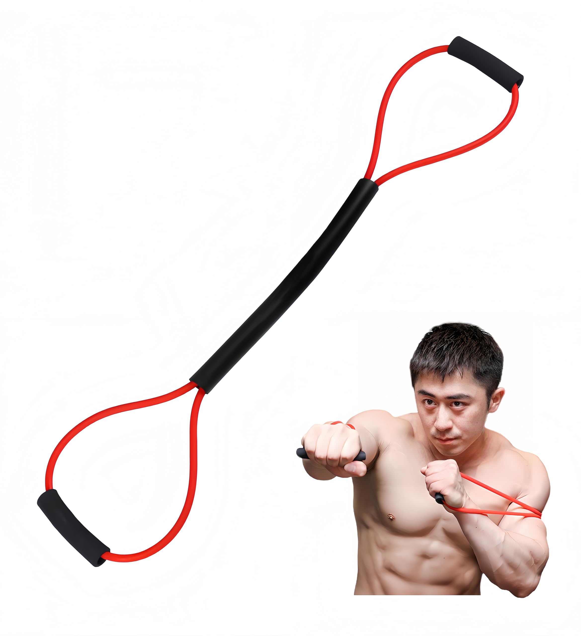 Premium Boxing Resistance Bands for Speed, Strength – Ideal for Fighters, Athletes, and Fitness Enthusiasts to Enhance Combat Techniques and Home Training with Varied Resistance Levels