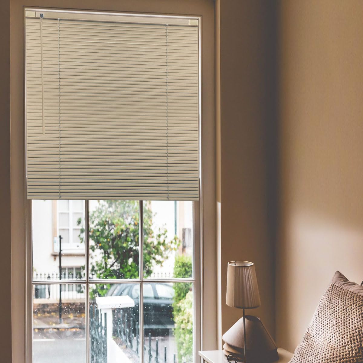 Cordless Venetian Horizontal Blinds No Drill No Tools Blinds for Window Treatment Custom 1