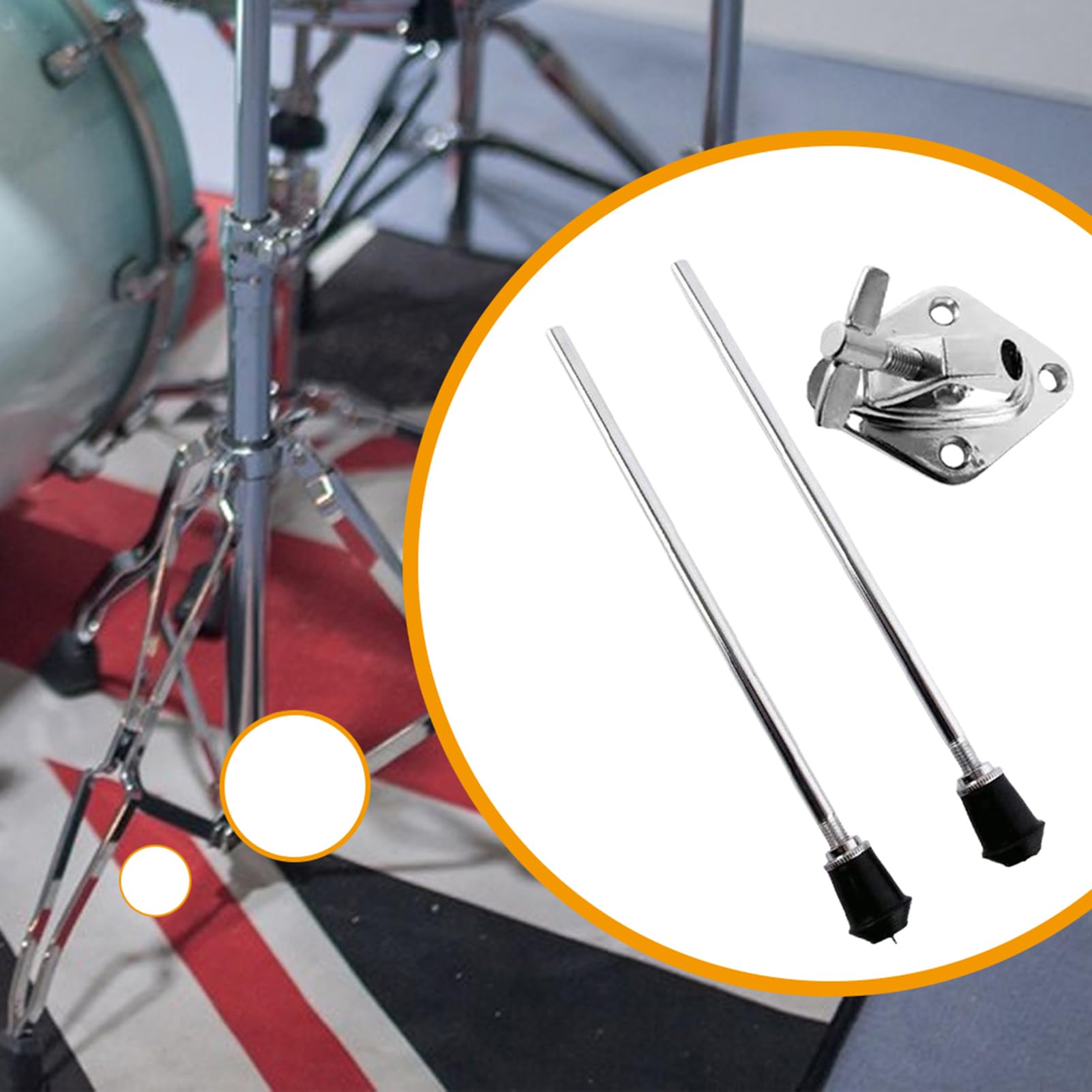 Support De Grosse Caisse - Pieds Métalliques Résistants