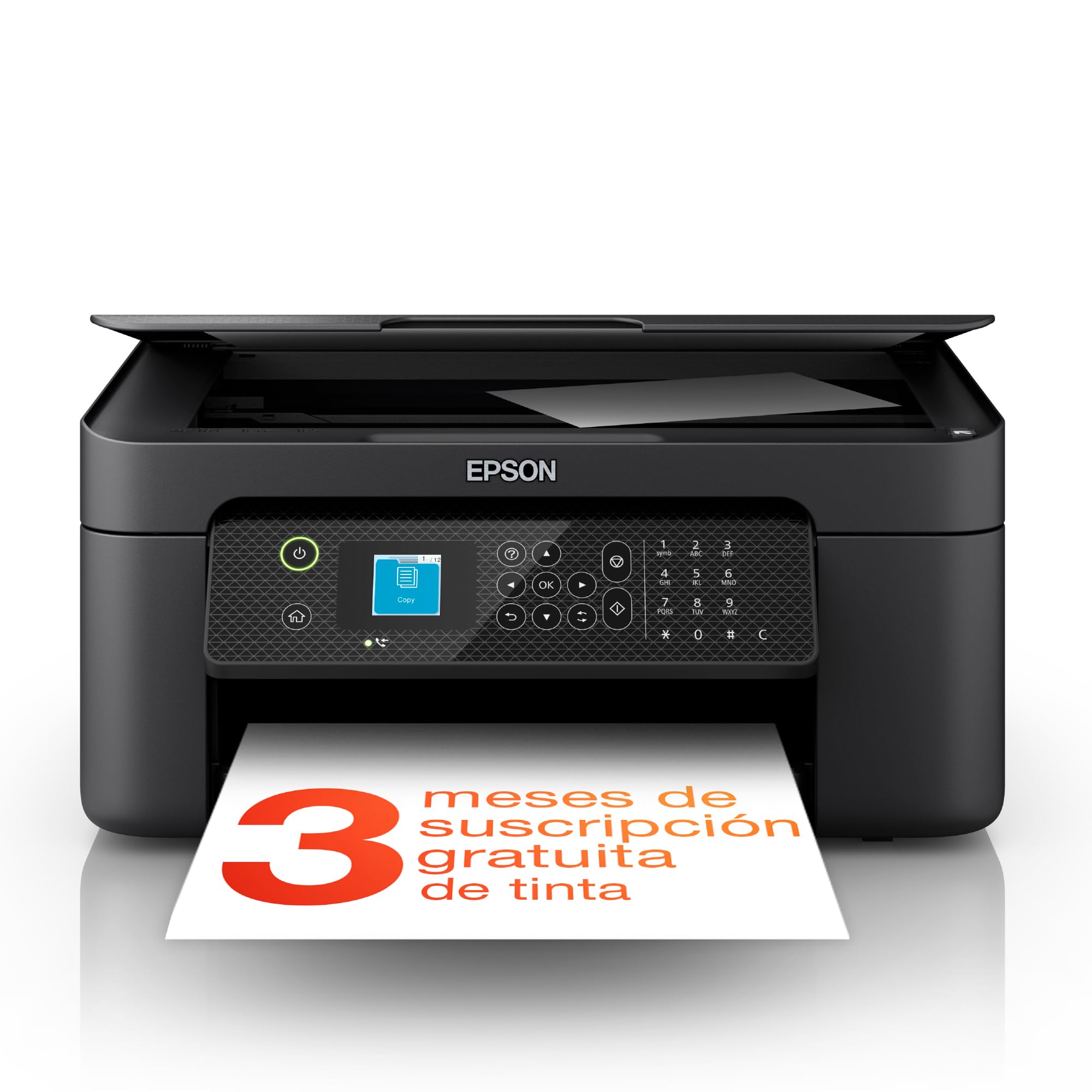 Impresora de inyección de tinta multifunción WorkForce WF-2910DWF A4 con conectividad inalámbrica y 3 meses gratis de suscripción de tinta ReadyPrint Flex*