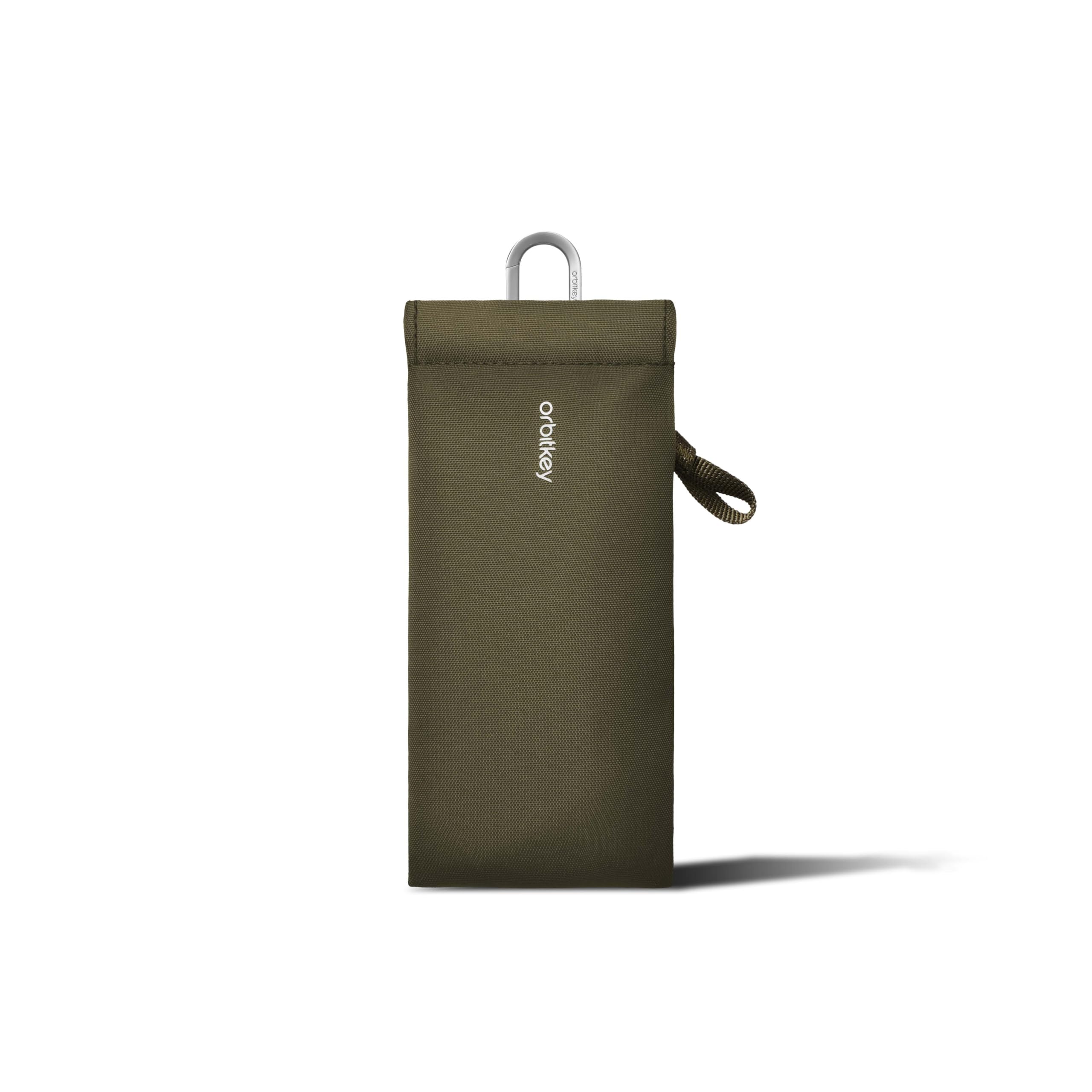 Amazon | orbitkey クリップオン メガネポーチ, オリーブグリーン, One