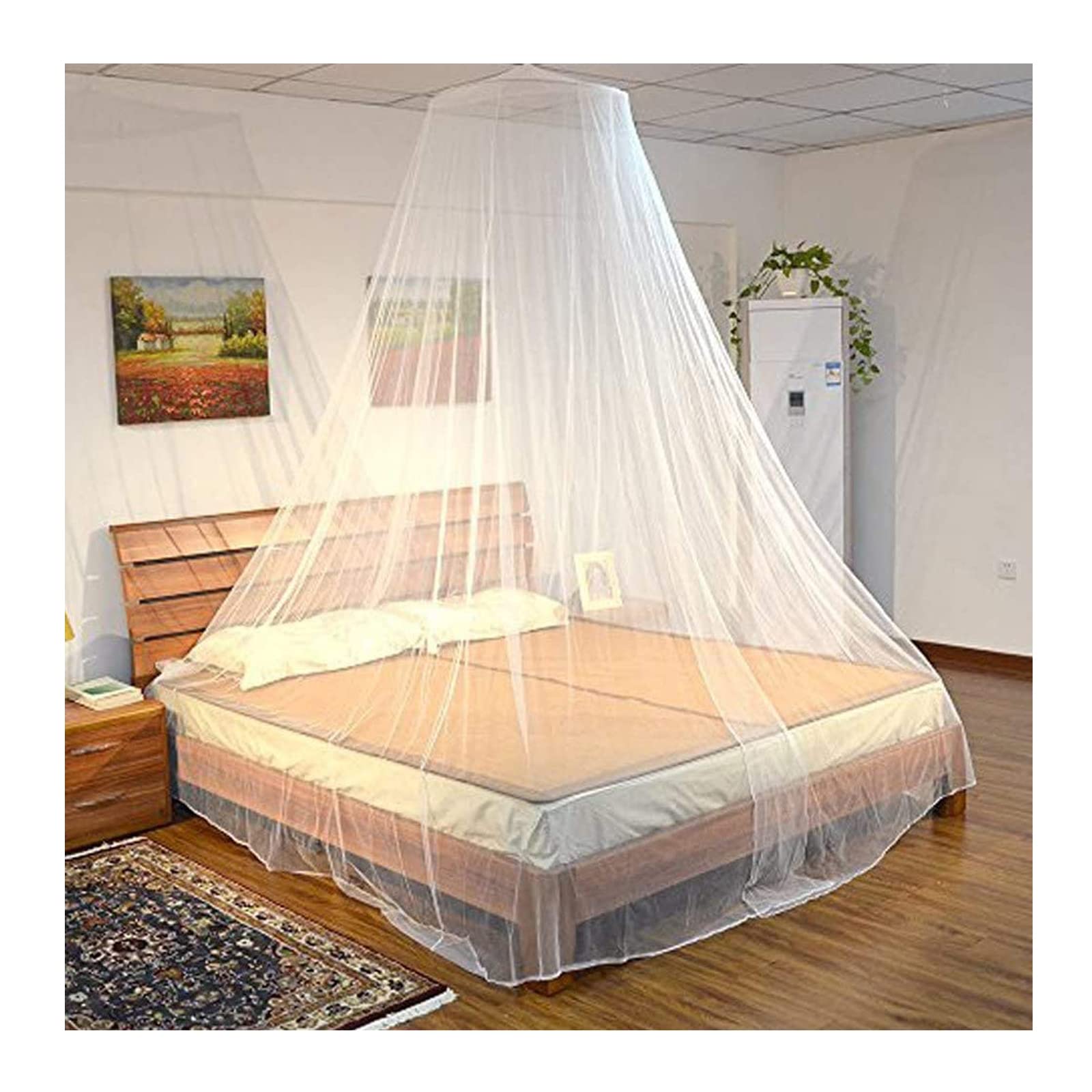 Zanzariera A Cupola Per Letto Matrimoniale - 60x250x900 Cm, Poliestere, Per Interni E Campeggio - Foto 10