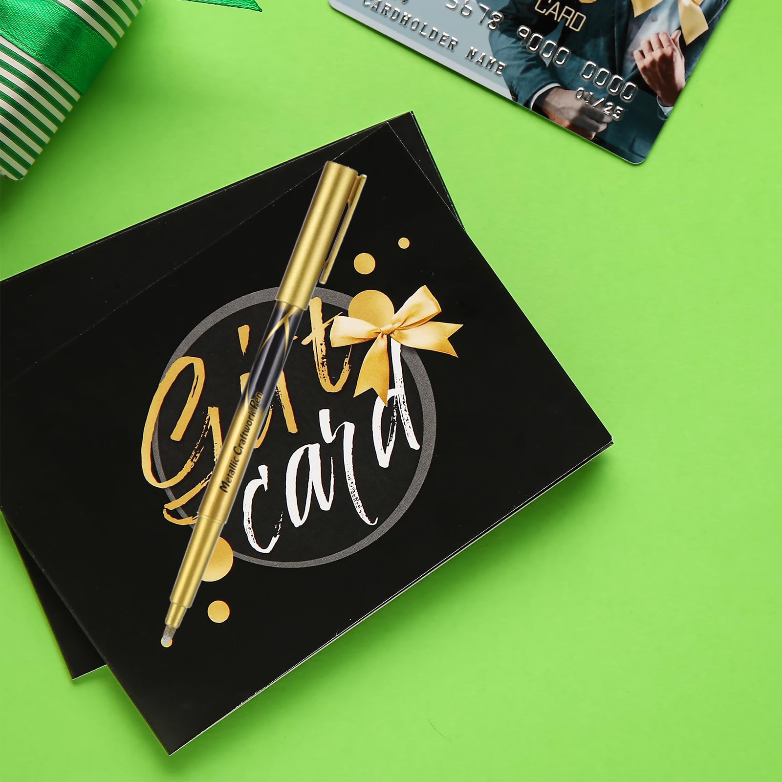 PATIKIL Métallique Marqueur Stylos, 3 Paquet Peinture Stylos