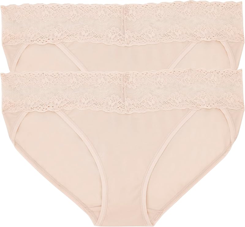 Bliss Perfection Braguita de bikini de encaje talla única para mujer, paquete de 2 756092P2